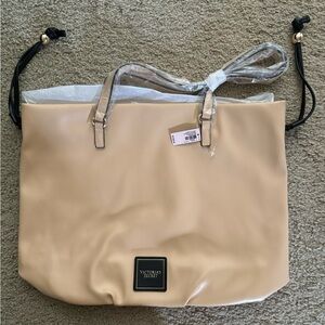 Victoria’s Secret tan tote bag NWT
